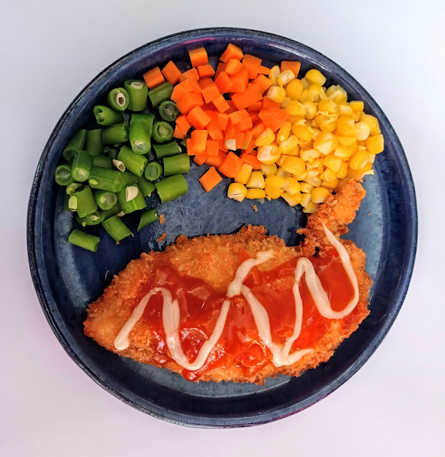 menu sarapan pagi sehat chicken katsu